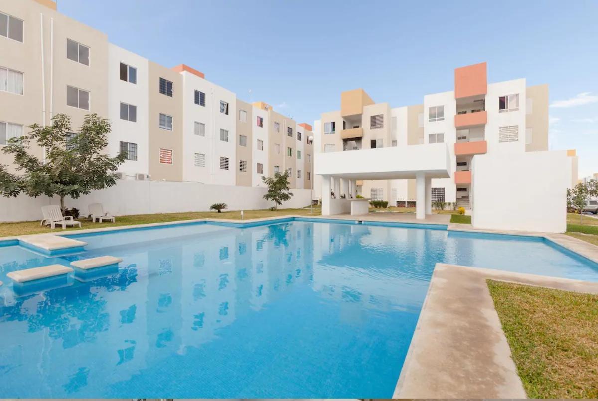Apartamento Departamento Vacacional En Playa Del Carmen. *